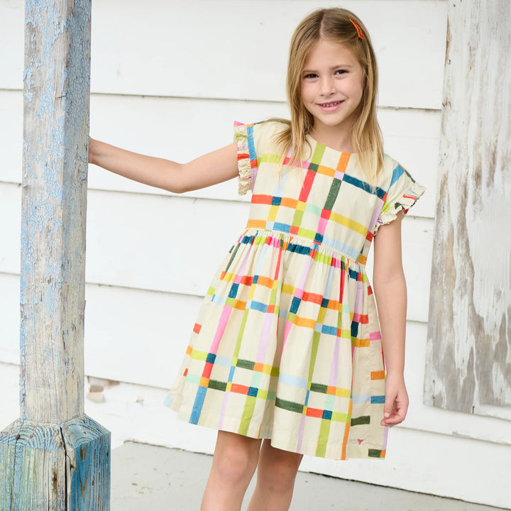 Adaline Dress Multi Tattersall