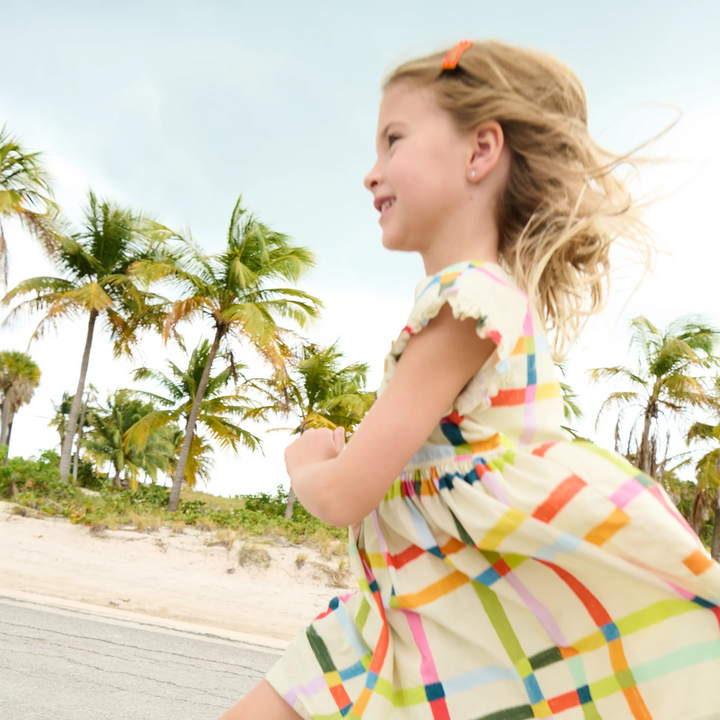 Adaline Dress Multi Tattersall