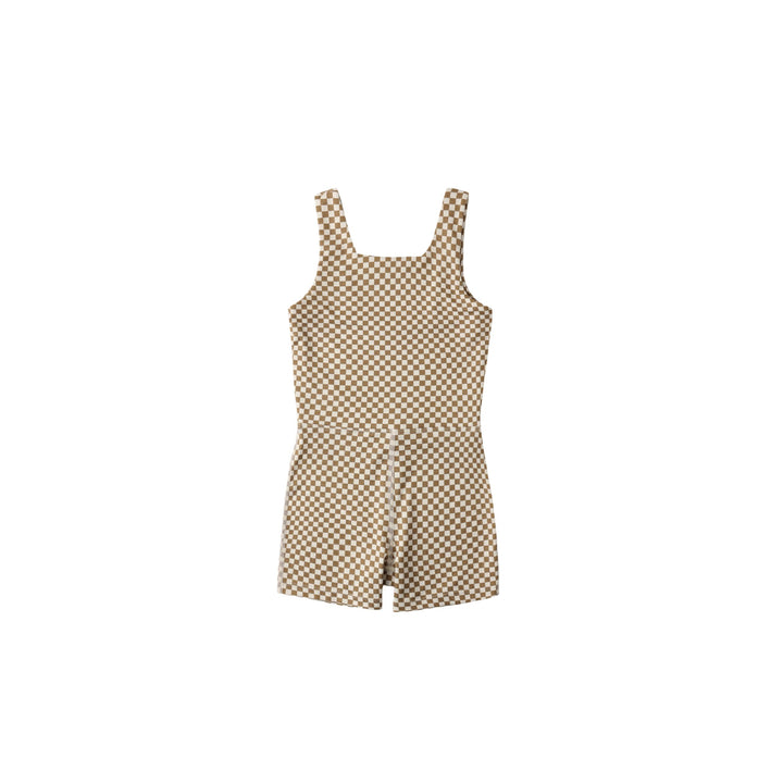 Malibu Bodysuit || Ocre Check