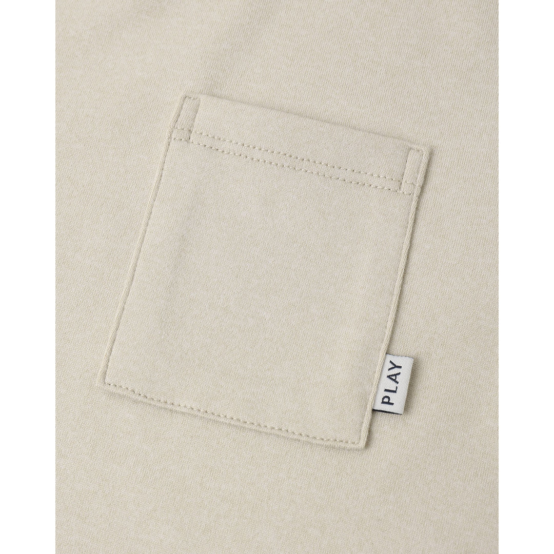 Cove Essential Pocket Tee || Heathered Pebble