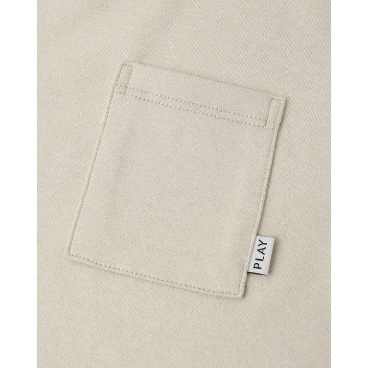 Cove Essential Pocket Tee || Heathered Pebble