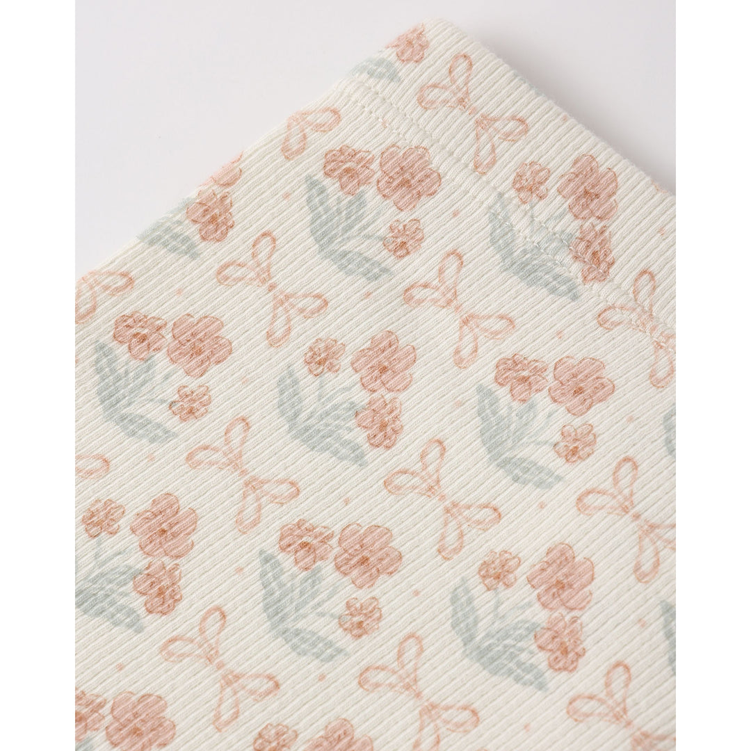 Ribbed Legging Set || Blossom, Heathered Seafoam