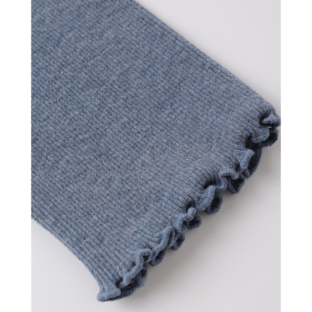 Ribbed Legging Set || Blue Ditsy, Heathered Marine