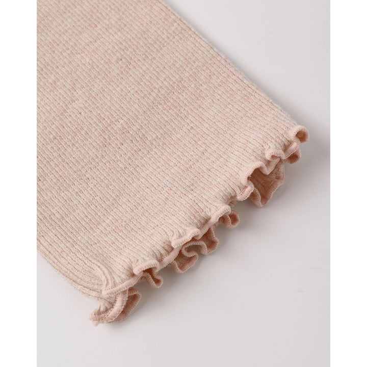 Ribbed Legging Set || Flower Field, Heathered Blush