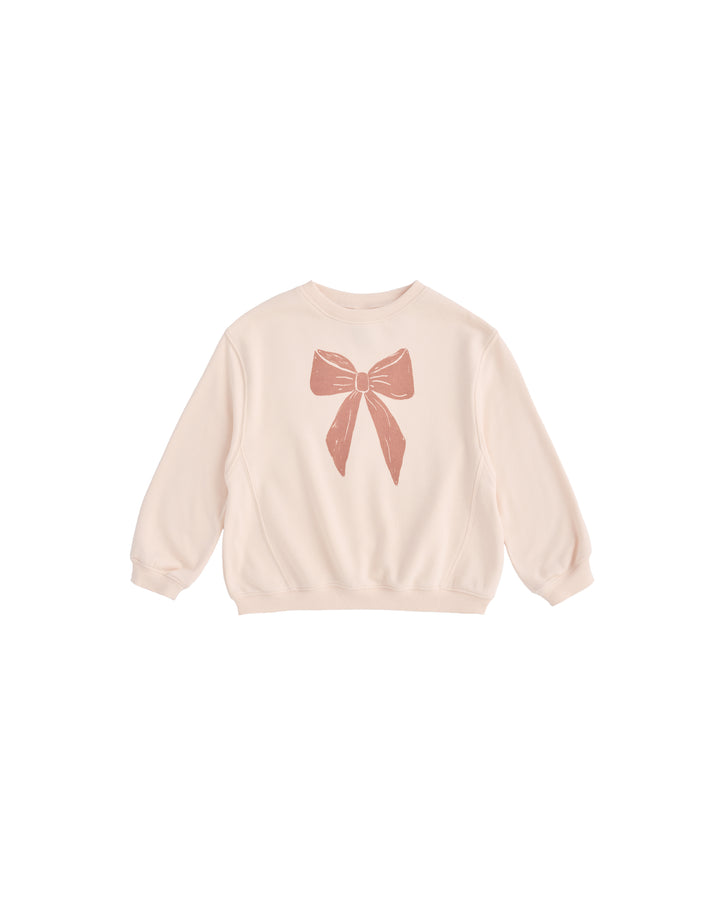 Racer Sweatshirt Bow