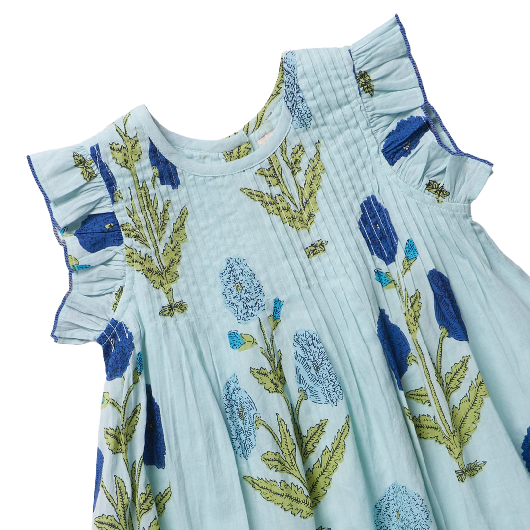 Jaipur Dress Blue Dandelion