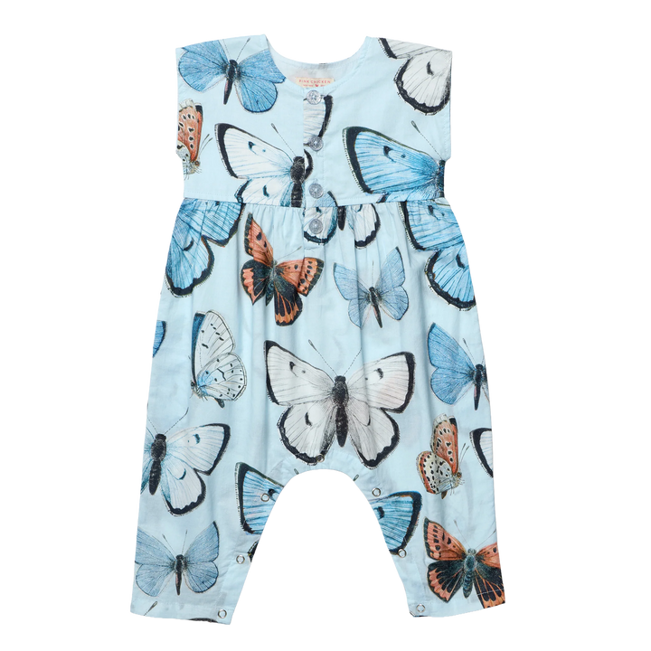Alexandra Jumper Blue Vintage Butterflies