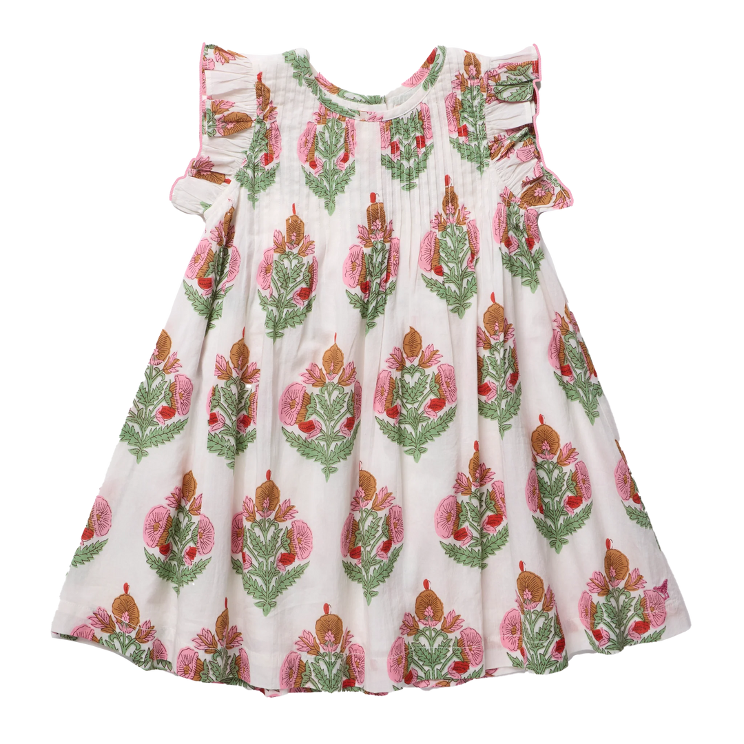 Jaipur Dress Pink Bellflower