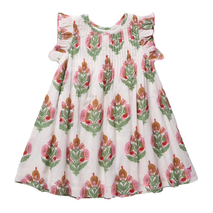 Jaipur Dress Pink Bellflower