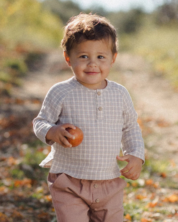 ORGANIC Blue Gingham Zion Shirt