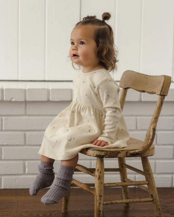 ORGANIC Slate, Cloud Socks Set