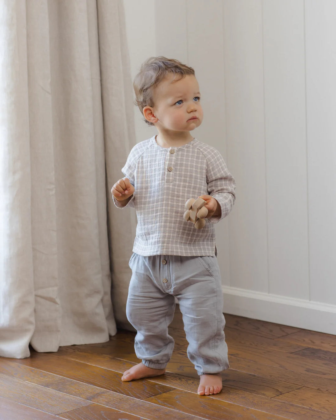 ORGANIC Blue Gingham Zion Shirt