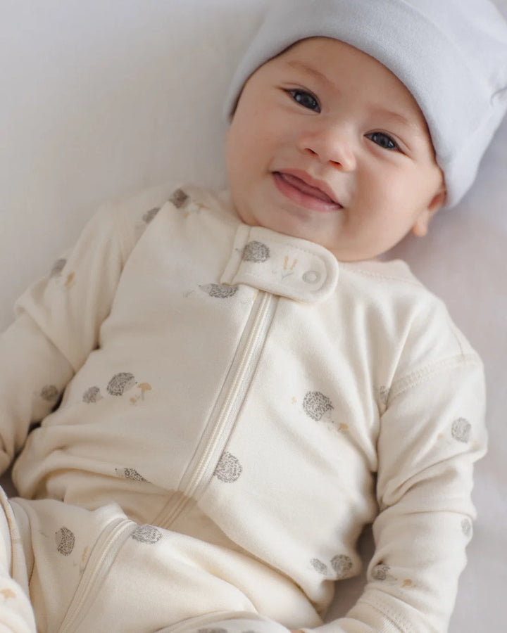 ORGANIC Zip Long Sleeve Sleeper Hedgehog