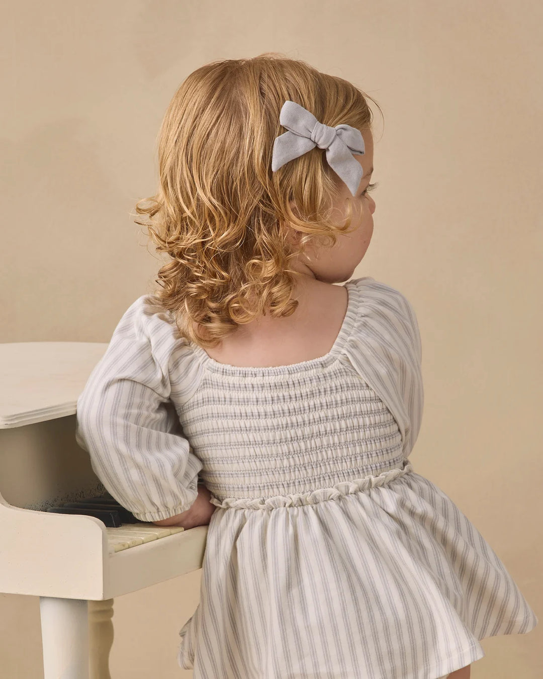 ORGANIC Lainey Romper Cloud Stripe