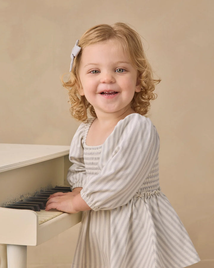 ORGANIC Lainey Romper Cloud Stripe