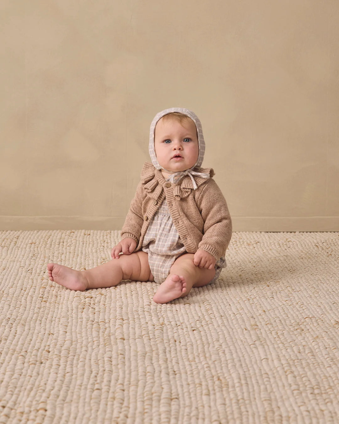 ORGANIC Blue Gingham Eden Romper