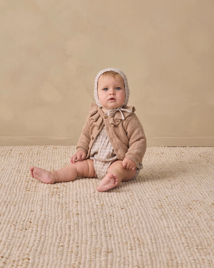 ORGANIC Blue Gingham Eden Romper