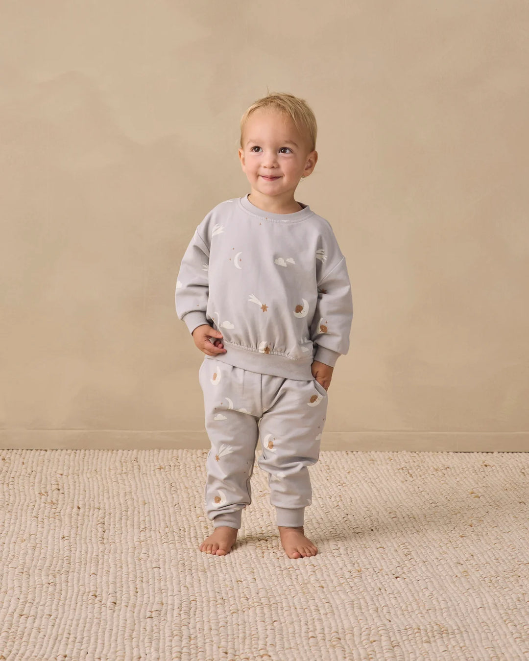 ORGANIC Relaxed Sweatshirt Sky Friends