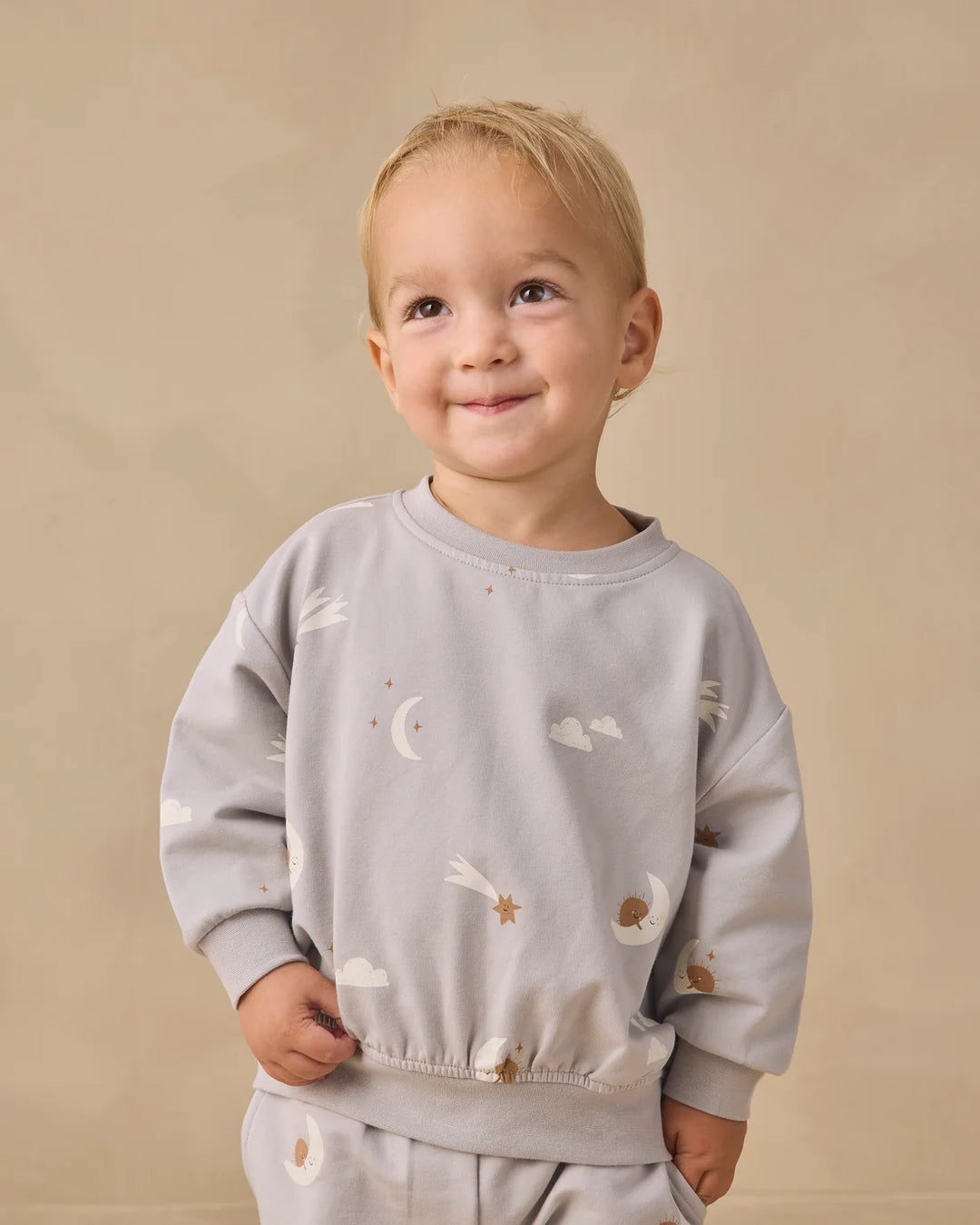 ORGANIC Relaxed Sweatshirt Sky Friends
