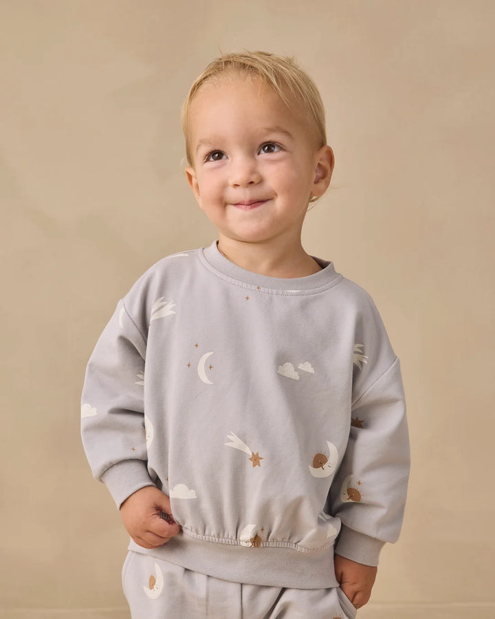 ORGANIC Relaxed Sweatshirt Sky Friends