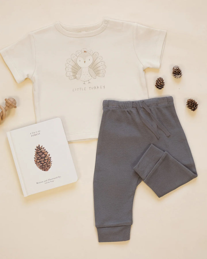 ORGANIC Boxy Tee Little Turkey