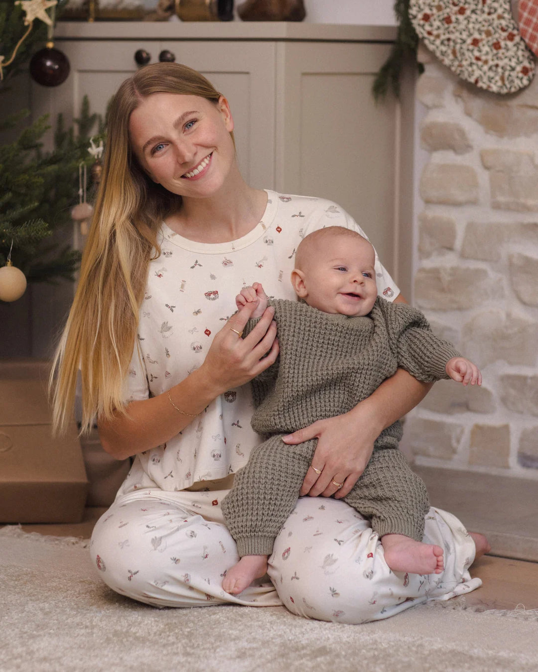 Chunky Knit Pant Spruce