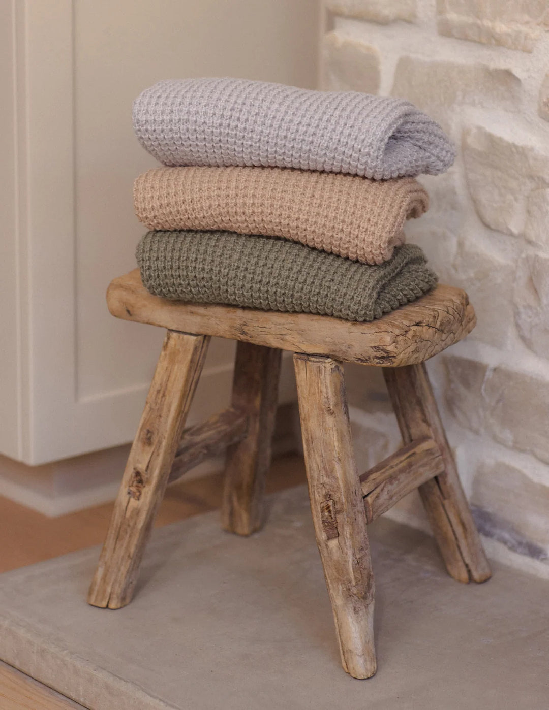 Chunky Knit Sweater Heathered Latte