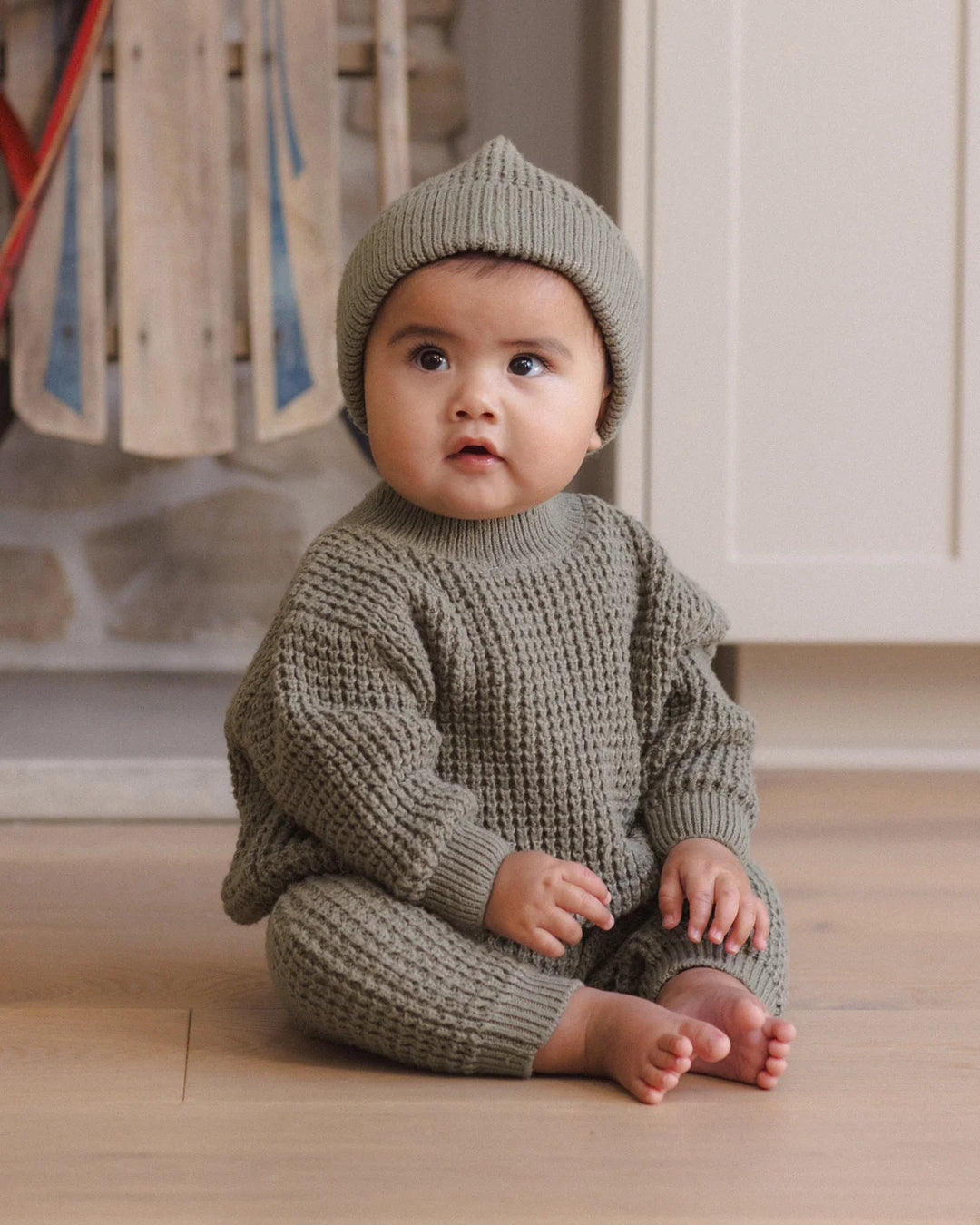 CHUNKY KNIT SWEATER SPRUCE