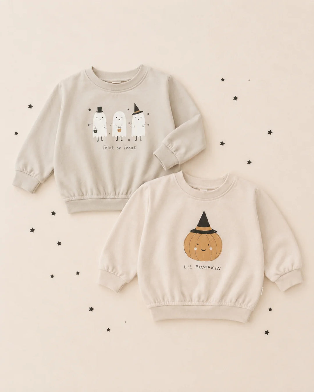 ORGANIC Relaxed Fleece Sweatshirt Lil Pumpkin