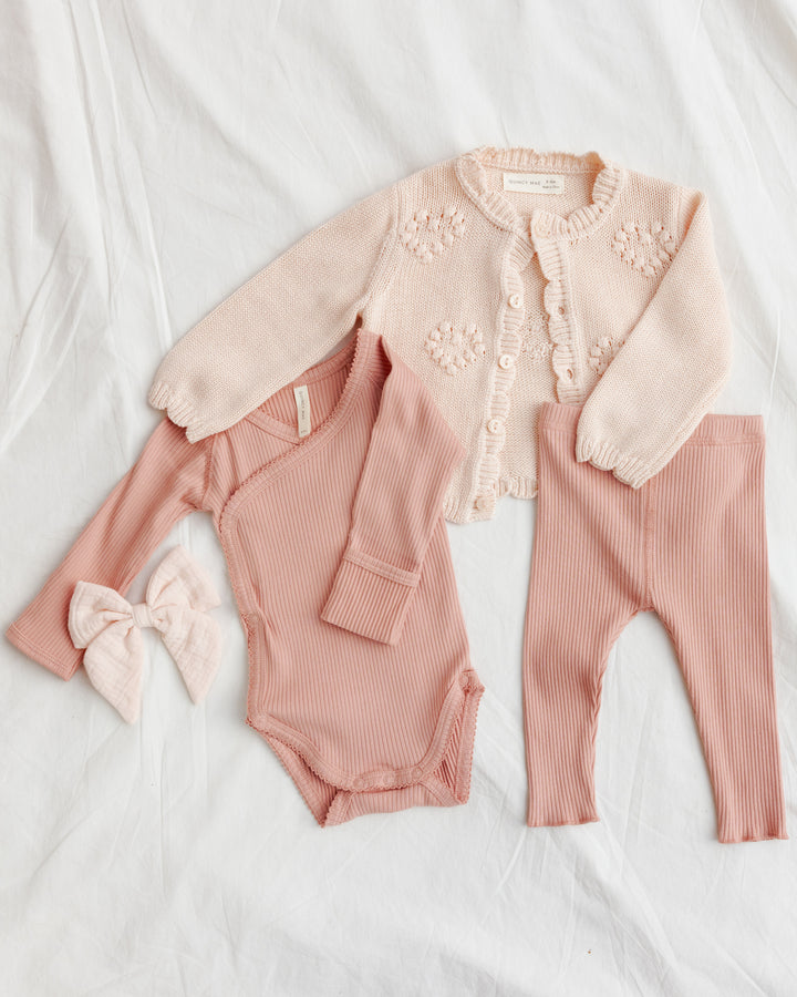 ORGANIC Knit Cardigan || Petal