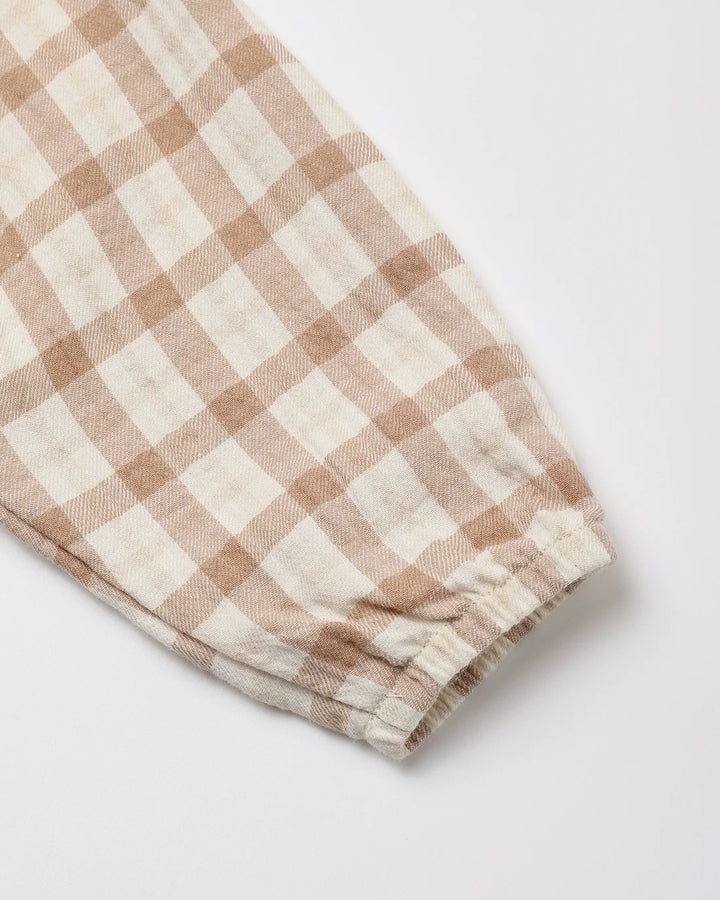 ORGANIC Rustic Plaid Woven Pant