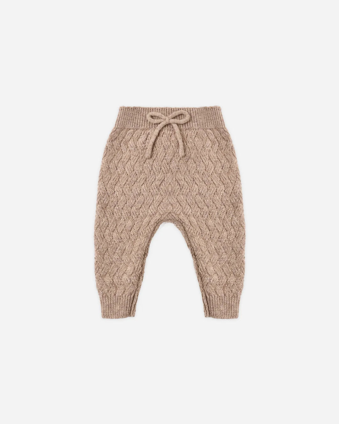 QUINCY MAE Knit Pant Heathered Almond