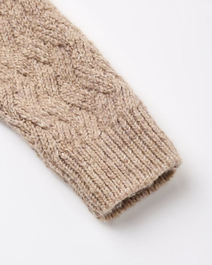 QUINCY MAE Knit Pant Heathered Almond