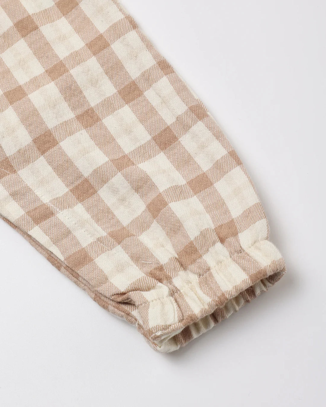ORGANIC Rustic Plaid Woven Jumpsuit