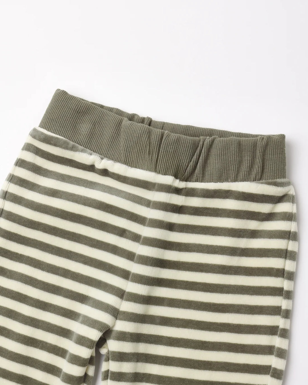 Velour Relaxed Sweatpant Spruce Stripe
