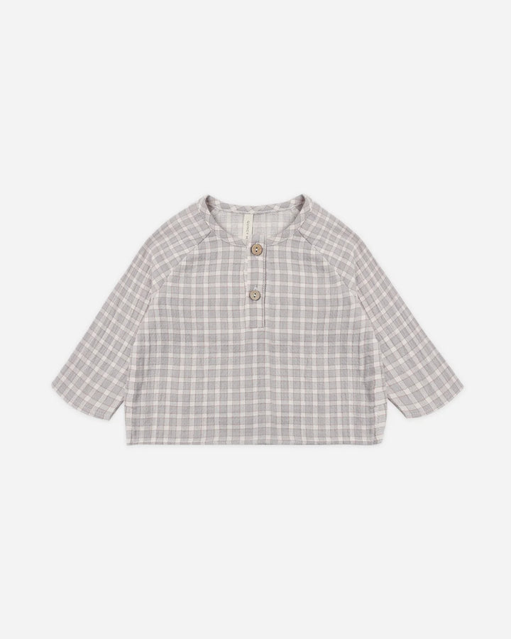 ORGANIC Blue Gingham Zion Shirt