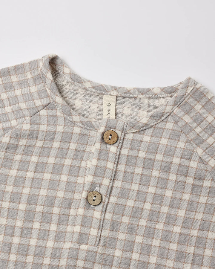 ORGANIC Blue Gingham Zion Shirt