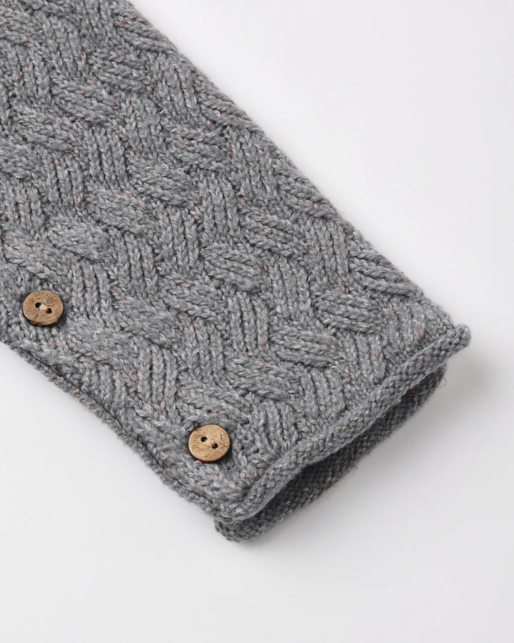 QUINCY MAE Cozy Heather Knit Jumpsuit Heathered Slate