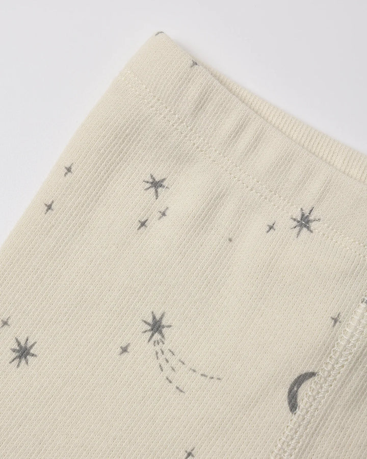 ORGANIC Ribbed Tee + Legging Set Celestial
