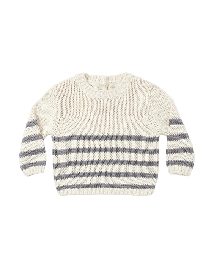 ORGANIC Slate Stripe Rex Sweater