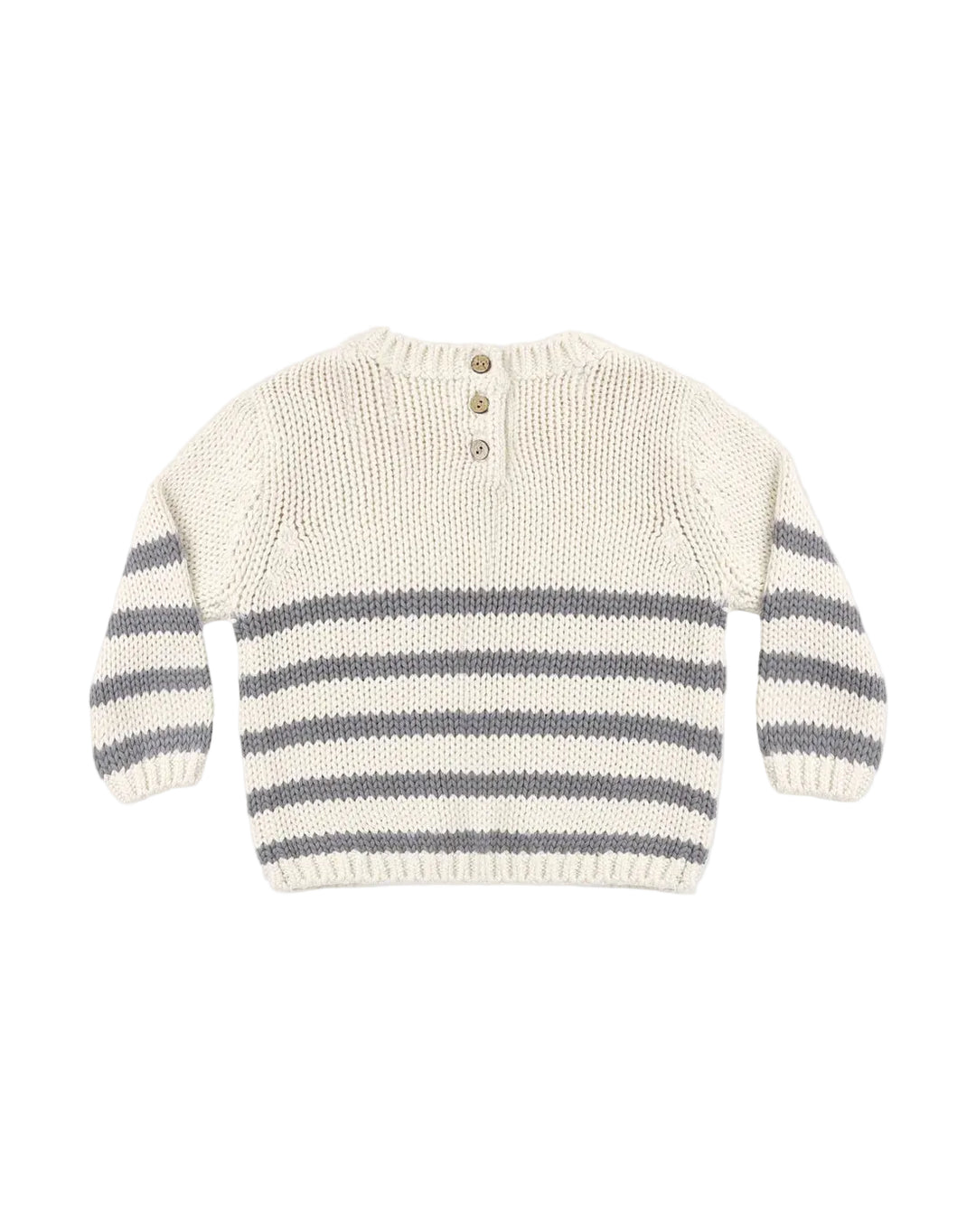 ORGANIC Slate Stripe Rex Sweater