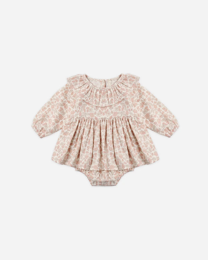 ORGANIC Pink Blossom Thalia Romper