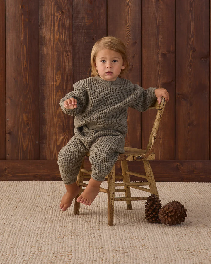 CHUNKY KNIT SWEATER SPRUCE