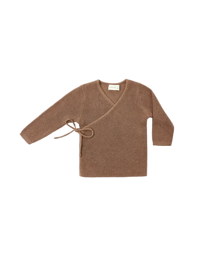Knit Wrap Top Cocoa