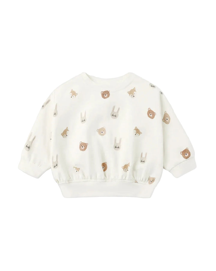 ORGANIC Relaxed Fleece Sweatshirt Critters