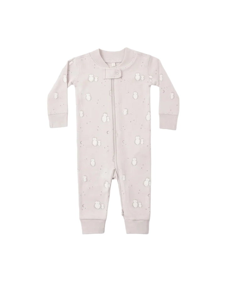 ORGANIC Zip Long Sleeve Sleeper Owls