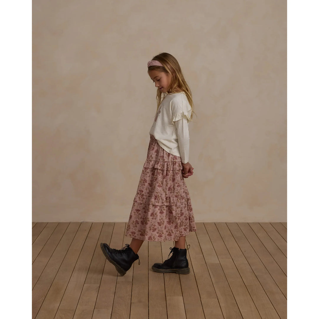 RYLEE + CRU Ruffle Long Sleeve Tee || Mouse