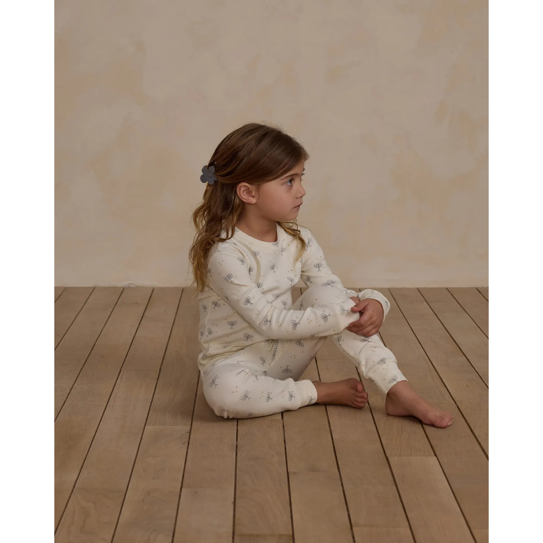 RYLEE + CRU Organic Long Sleeve Pajama Set || Hanukkah