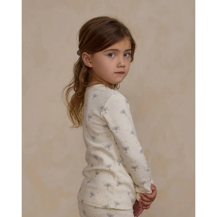 RYLEE + CRU Organic Long Sleeve Pajama Set || Hanukkah