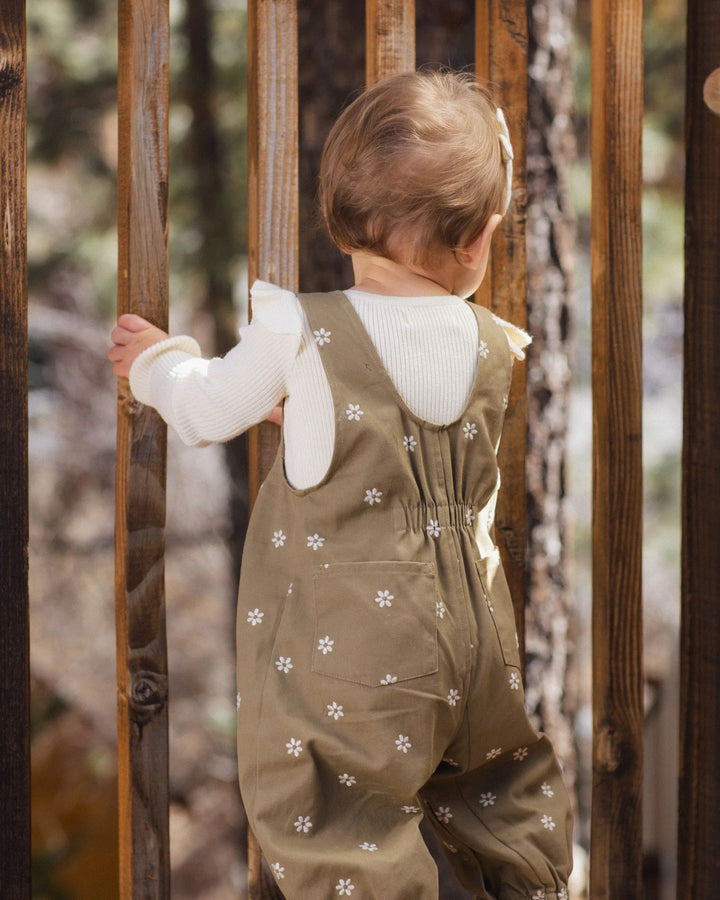 Shoulder Ruffle Bodysuit Natural